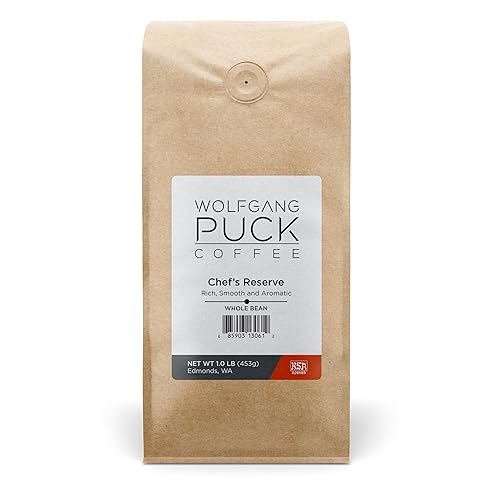 Wolfgang Puck Coffee Chef's Reserve, Whole Bean, 6 x 1lb. (013861)