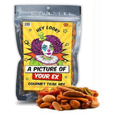 Whimsical Female Portrait Trail Mix - Delightful Snacking Experience - Unique and Fun Gift Idea - Flavorful Goodness for All.