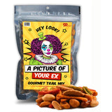 Whimsical Female Portrait Trail Mix - Delightful Snacking Experience - Unique and Fun Gift Idea - Flavorful Goodness for All.