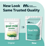 Micro Ingredients Goat Milk Powder 2 lb (907 g) | Single Ingredient Powdered Goat Milk | Smooth & Creamy for Coffee, Drinks, & Recipes | Non-GMO, Gluten Free