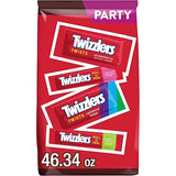 TWIZZLERS Assorted Flavored Licorice Style, Candy Bulk Party Pack, 46.34 oz