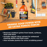 GOOP Orange Liquid with Pumice Multi-Purpose Waterless Hand Cleaner - 1 Gallon Pump Bottle