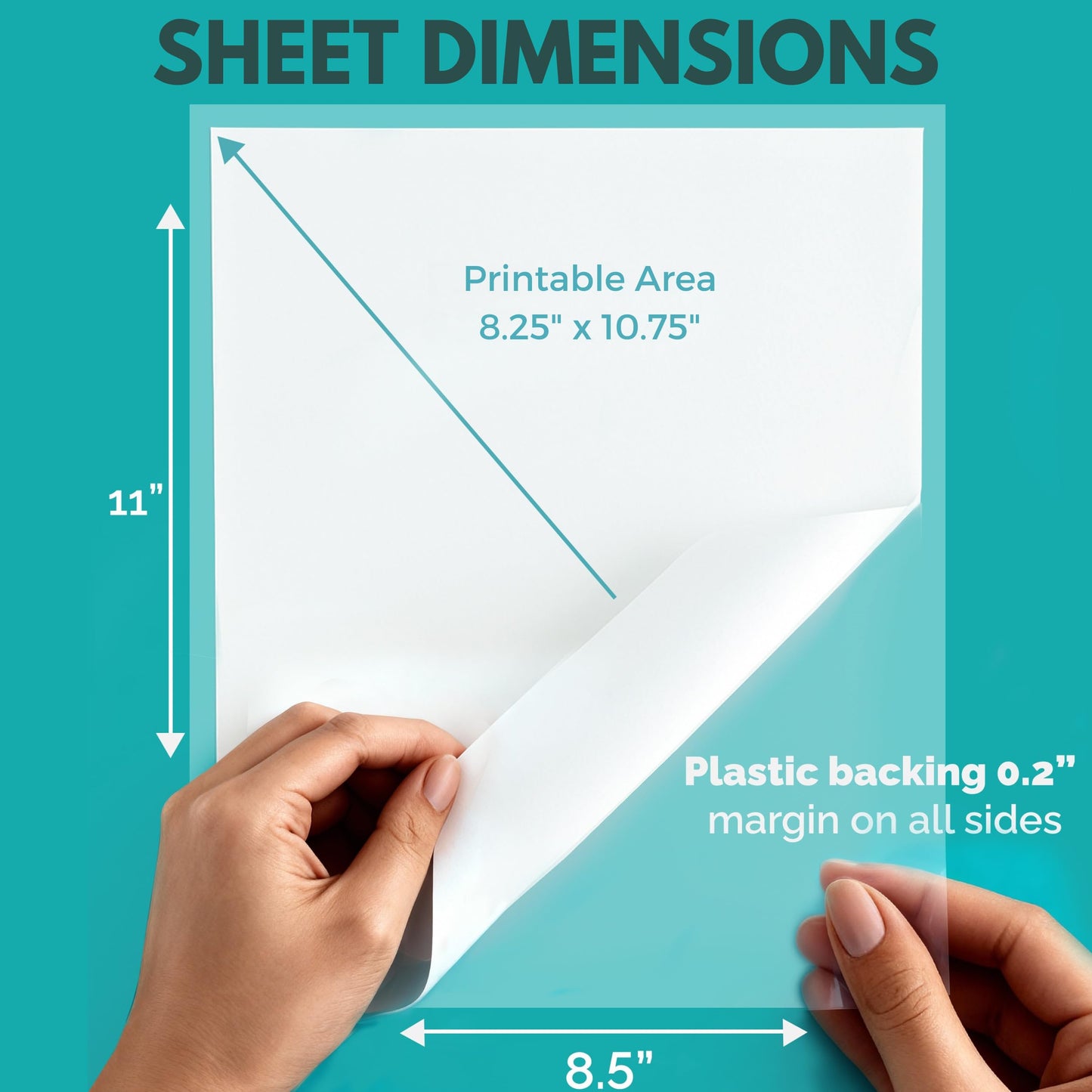 Edible Frosting Sheets Icing Paper - 8.5" x 11" - 25 Sheets - Made in USA - Easy Peel, Smooth Finish - For Cakes, Cookies & Cupcakes