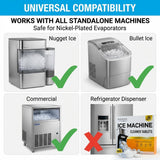 NAMQUL Ice Machine Cleaner Tablets (36 Tablets), Ice Maker Cleaner & Descaler, Nickel Safe Scale Remover, Removes Limescale & Odour - Compatible