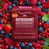Antioxidant Juice Powder Drink Mix with Fiber - Red Fruit & Vegetable Blend (Beet, Acai & Berry), No Added Sugar, 10 Stick Packs | TrueBlend