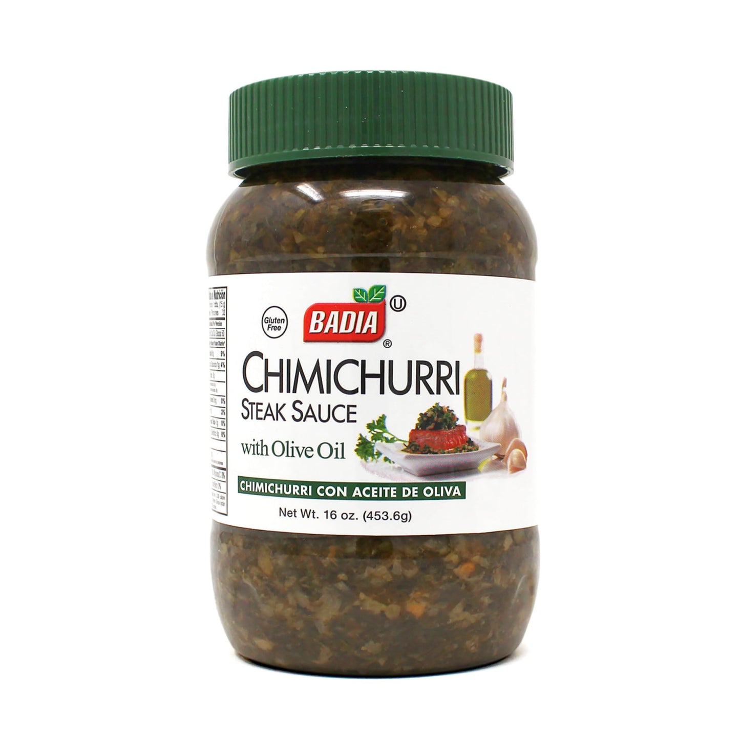 Badia Chimichurri Steak Sauce with Olive Oil 16 oz - Traditional Argentinian-Style Sauce for Grilling, Marinades & Meats