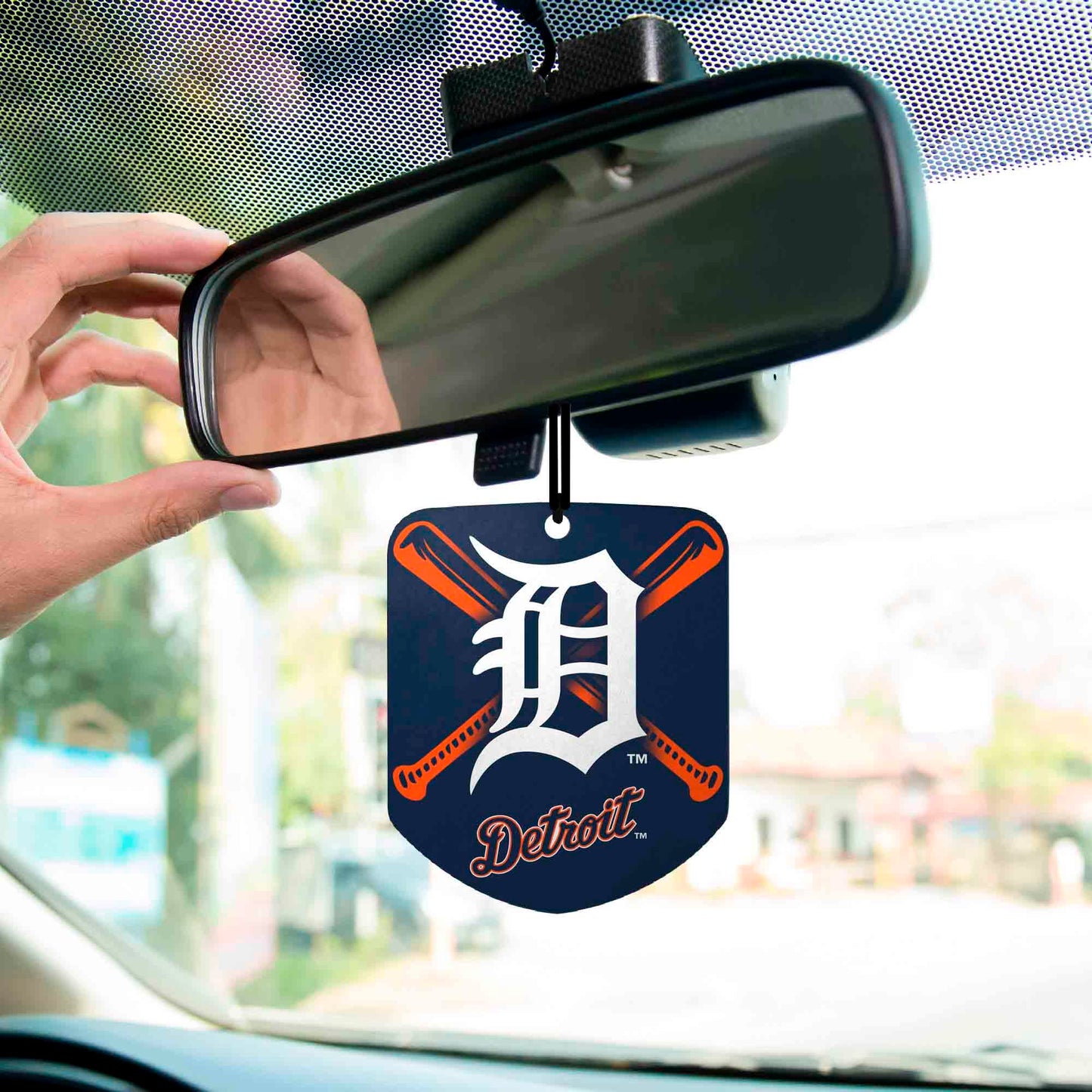 Team ProMark MLB Detroit Tigers Air Fresheners2 Pack Shield Design Air Fresheners, Team Colors, One Size