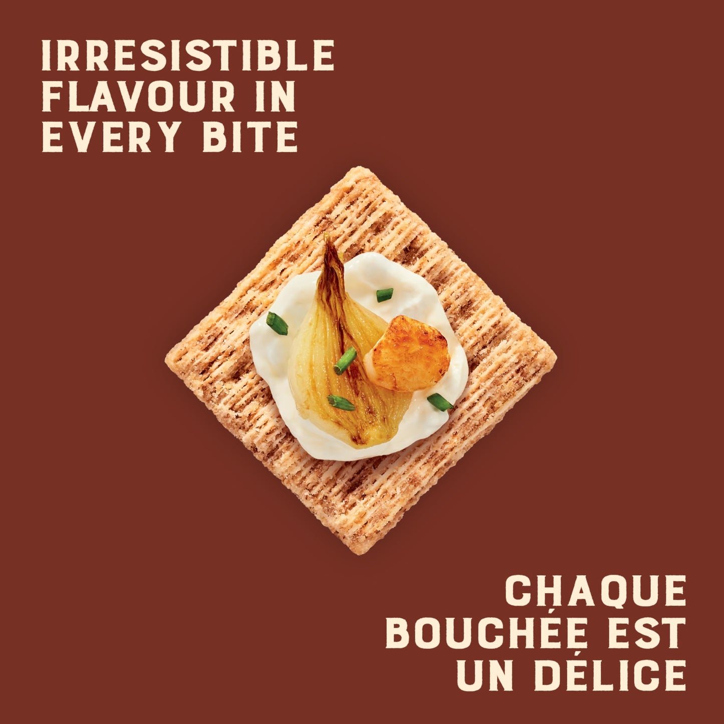 Christie TRISCUIT Roasted Garlic Crackers, 200g/7.1 oz., (Imported from Canada)