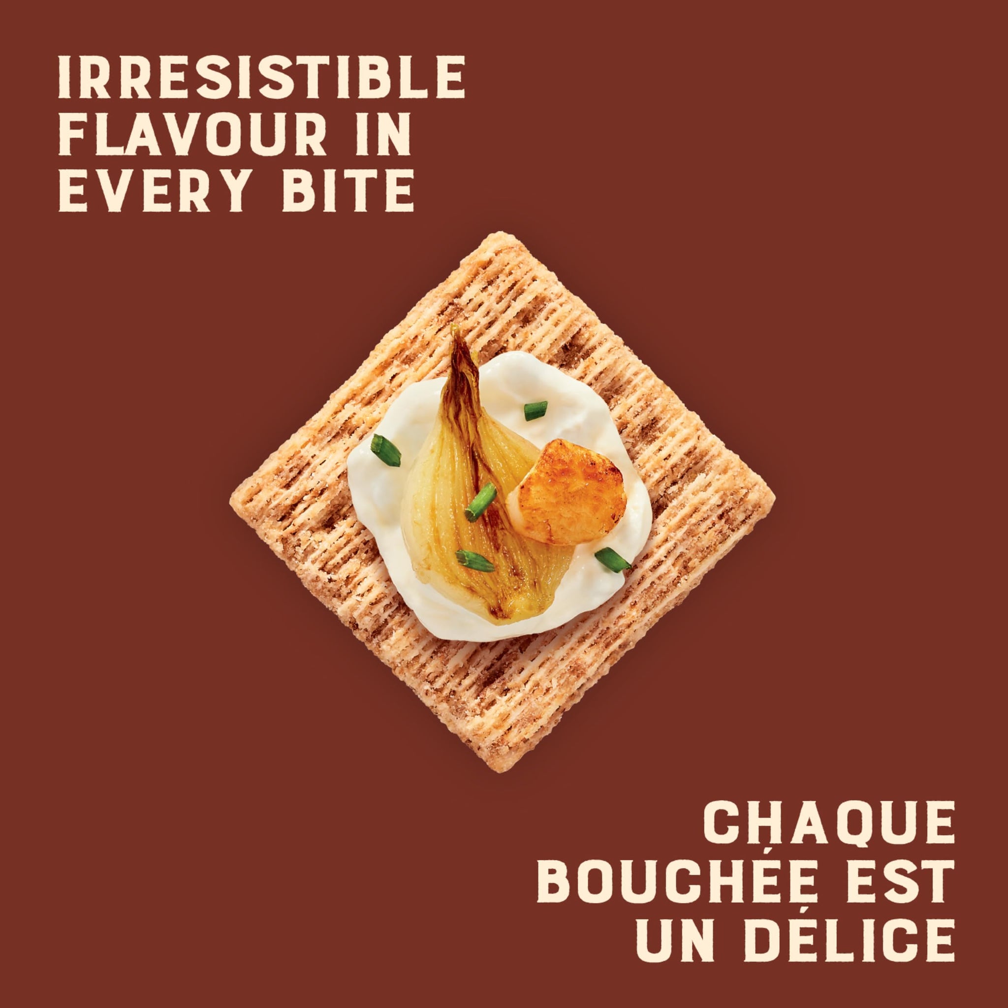 Christie TRISCUIT Roasted Garlic Crackers, 200g/7.1 oz., (Imported from Canada)