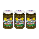 Best Maid Products Pickle Relish 10 Ounce 3 Packs - Sweet, Dill, Jalapeno Sweet, or Jalapeno Mustard (Jalapeno Sweet Relish)