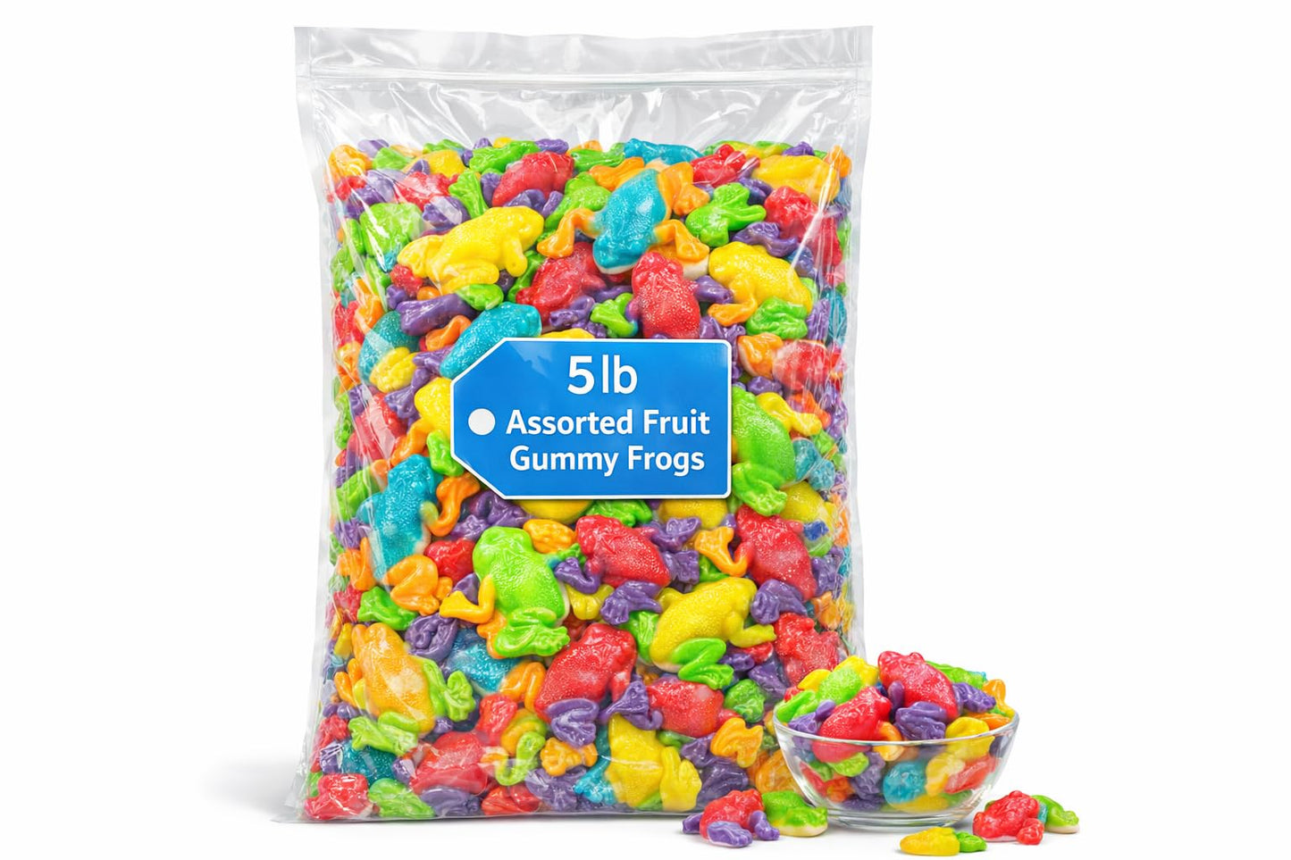 World's Best Gummi Rainforest Frogs, 5lbs of Candy 50172