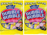 PHILCON6 Dubble Bubble Gum 3.25 Ounce Bag (2 Pack) - Individually Wrapped Sugar Free Bubble Gum Individually Wrapped Sugar Free Bubble Gum 2pack