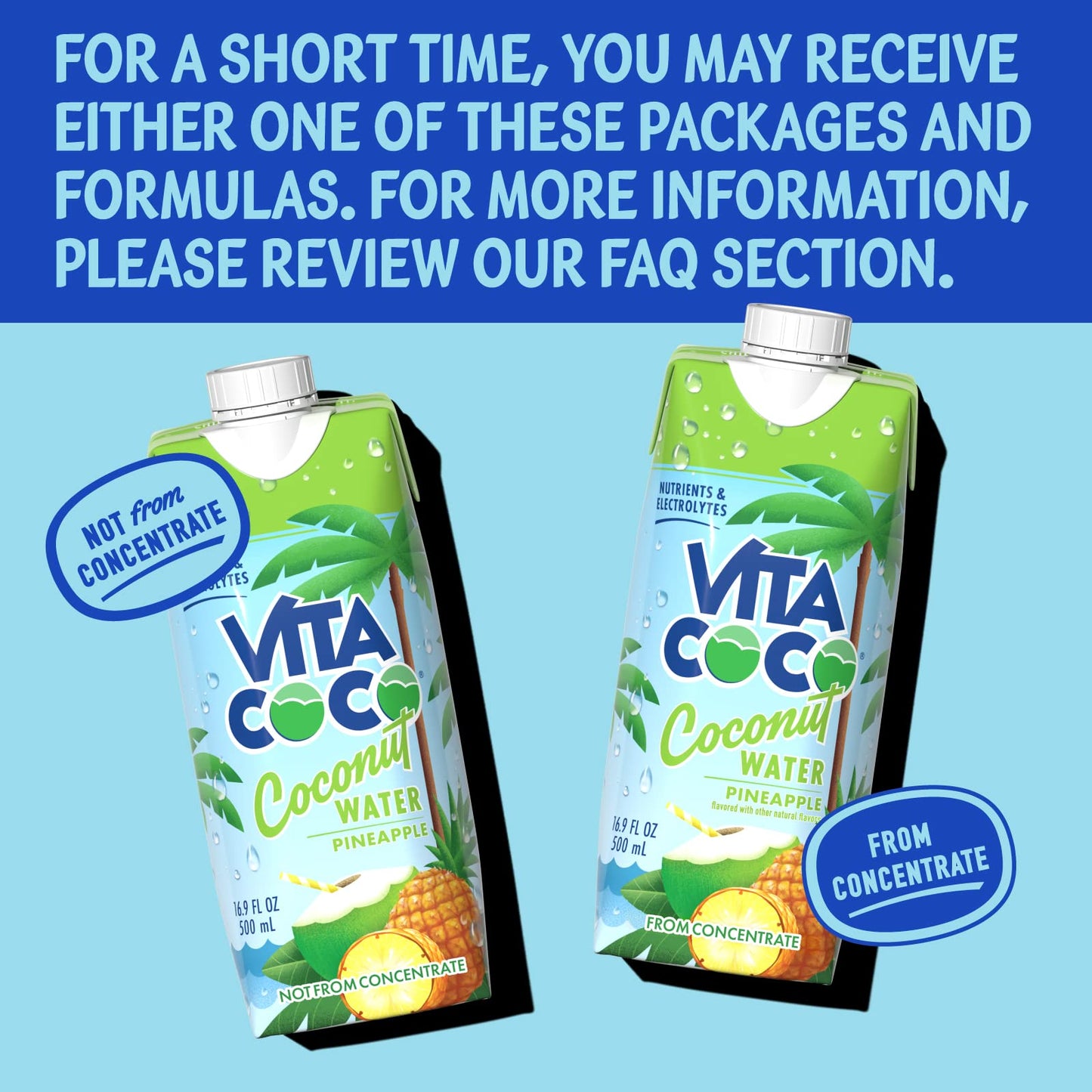 Vita Coco, Coconut Water Pineapple, 33.8 Fl Oz