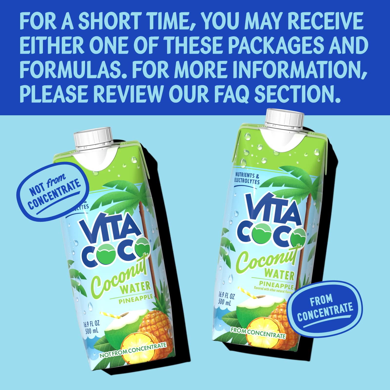 Vita Coco, Coconut Water Pineapple, 33.8 Fl Oz