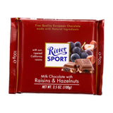 Ritter Sport Milk Chocolate with Raisins and Hazelnuts (Pack