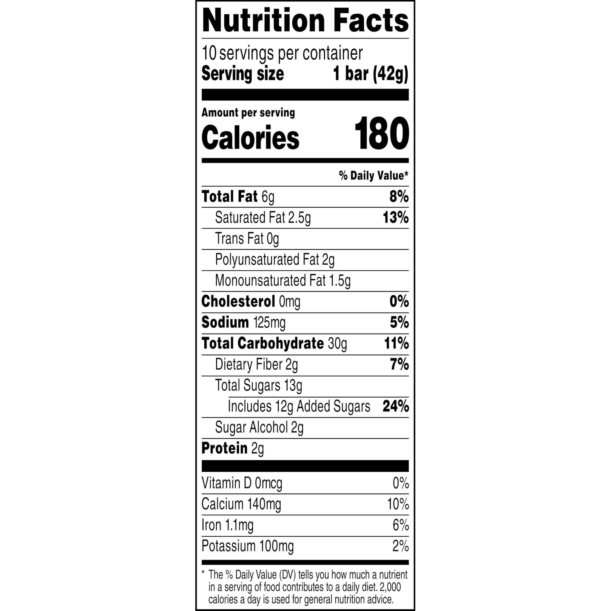 Quaker Big Chewy Granola Bars, 60% Larger, Chocolate Chip, (10 Count)