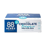 88 Acres Dark Chocolate Brownie Seed Protein Bar 9 Count, 1.9 OZ