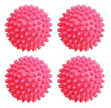 Set of 4 Pink Dryer Balls! Black Duck Brand - Reusable Dryer Balls Replace Fabric Softener! Hypoallergenic and Eco-Friendly! Lowers Drying Time!