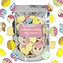 Bubs Swedish Gummy Candy Variety Pack, 8.5oz Bag - Sour & Sweet Assorted Chewy Foam Candies from Sweden - Skulls, Ovals, Pacifiers in Tropical