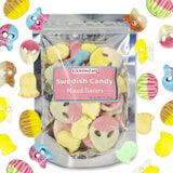 Bubs Swedish Gummy Candy Variety Pack, 8.5oz Bag - Sour & Sweet Assorted Chewy Foam Candies from Sweden - Skulls, Ovals, Pacifiers in Tropical