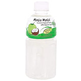 Mogu Mogu Fruit Juice with Nata De Coco, 10.82 oz (Pack of 24) (Coconut)