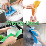 Petunny 10Pcs Wood Fiber Cleaning Cloths Absorbent Dish Cloths Bamboo Blend Cleaning Cloths Reusable Kitchen Towels,7" x 9"