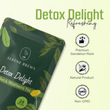 Dandelion Wolfberry Tea - Liver Cleanse, Detox & Repair, Kidney Detox - 100% Natural, Non-GMO, Premium Dandelion Root & Wolfberry Blend - 150 g (25