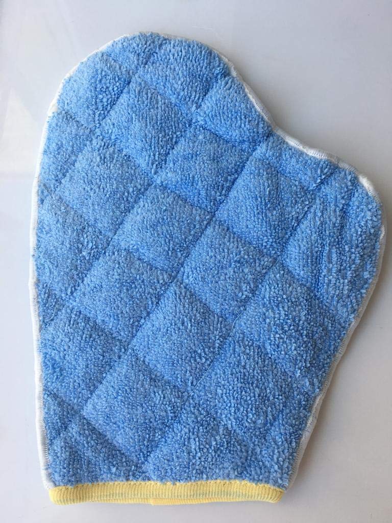 Soft Microfiber Dust Mitt - Comfortable and Reusable Dusting Mitten for Household Cleaning | Multipurpose Cloth Glove Wipes Off Dirt for Living Room