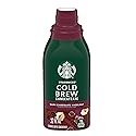 Starbucks Cold Brew Coffee Concentrate, Dark Chocolate Hazelnut Flavored Iced Coffee, 32 fl oz