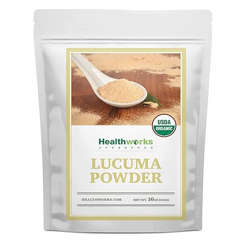 Healthworks Superfoods Lucuma Powder Organic - 16 Oz / 1 Lb - Raw, All-Natural & Certified Organic - Keto, Vegan & Non-GMO - Peruvian Origin