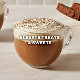 McCormick Finishing Sugar, Chocolate Hazelnut, Rich Hazelnut Flavor, Perfect for Topping Sweets, Hot Beverages & Cocktails, 3.61 oz