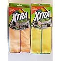 Xtra Microfiber Kitchen Cloth 2Ct 12x12 4 Solid Colors Pack of 4 (8pcs in Total)