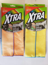 Xtra Microfiber Kitchen Cloth 2Ct 12x12 4 Solid Colors Pack of 4 (8pcs in Total)