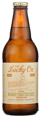 The Lucky Ox, Thai Mango Toasted Rice Sparkler, 12 Fl Oz