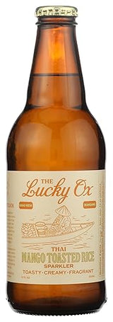 The Lucky Ox, Thai Mango Toasted Rice Sparkler, 12 Fl Oz
