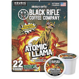 Black Rifle Coffee Company Atomic Llama 22 Count - Medium Roast Cinnamon & Brown Sugar Flavored K Cups - Single-Serve Coffee Pods