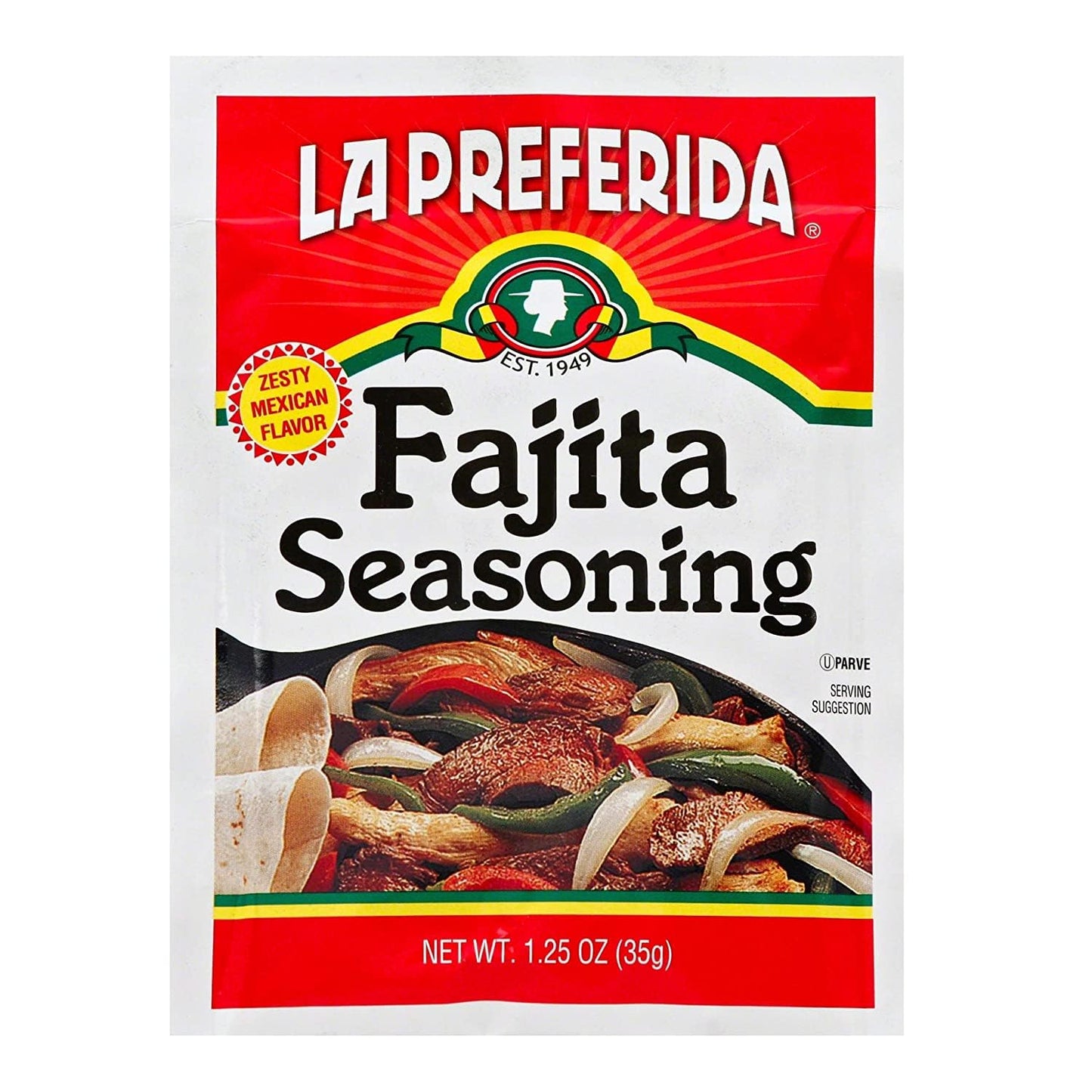 La Preferida Taco & Fajita Seasoning, (12ea / 1.25oz) (Variety Pack)