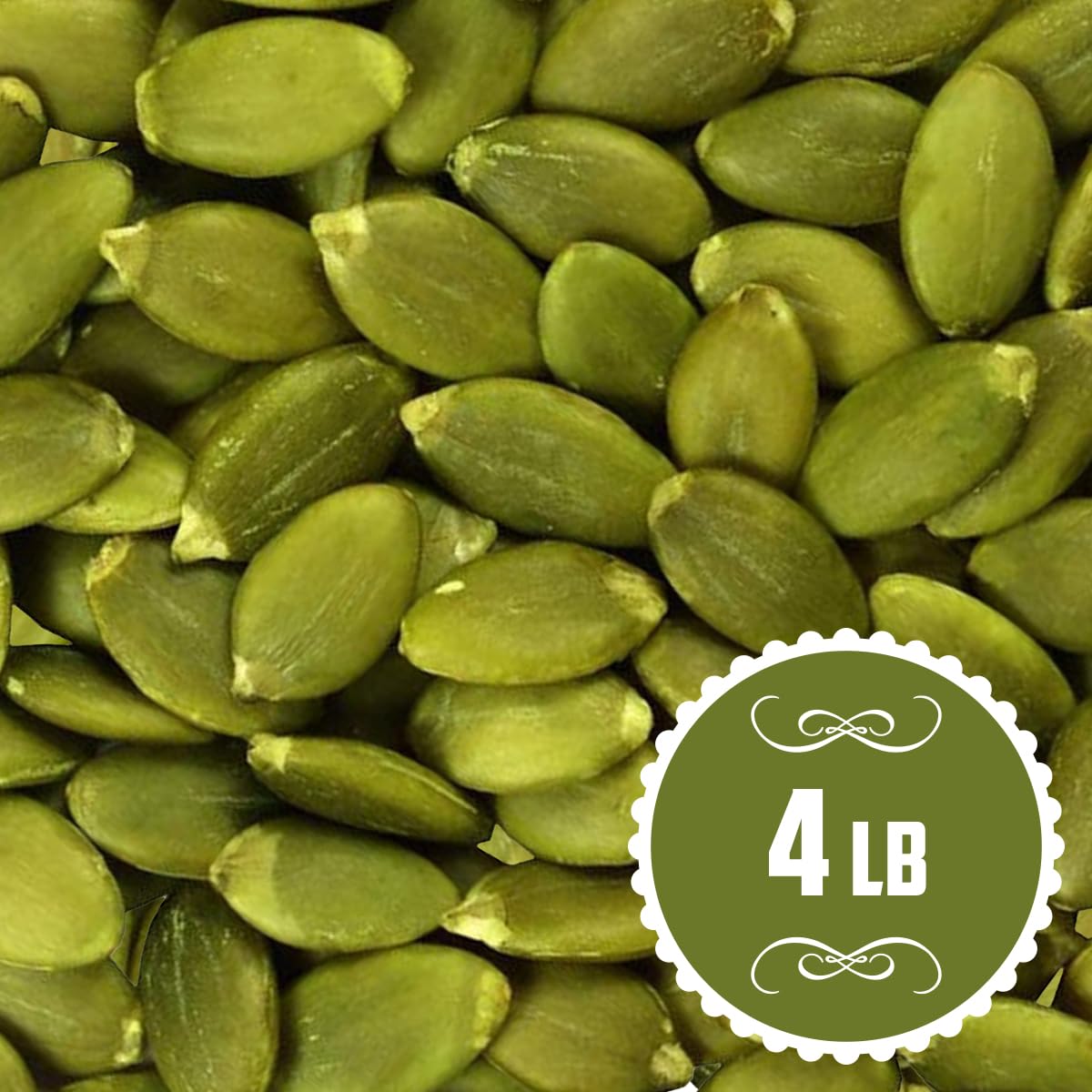 Raw Pumpkin Seeds to Eat- 4 Lbs Bulk Pack Unsalted Pumpkin Seeds Healthy Snack Option,