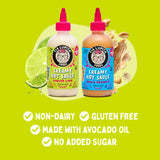 Tia Lupita Creamy Hot Sauce Variety Pack - Chile Peanut & Piquin Lime | Gluten-Free, Non Dairy Made with Avocado Oil, No Added Sugar | 8 Ounce Squeeze