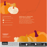 Starbucks Limited Edition Flavored Coffee K-Cups, Pumpkin Spice, Keurig Genuine K-Cup Pods, Made without Artificial Flavors, 32 CT K-Cup Pods/Pack