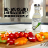 BRIANNAS - Home Style Classic Buttermilk Ranch Dressing - Fine Salad Dressing made with Premium Ingredients - Gluten Free, Kosher, & Low Sugar