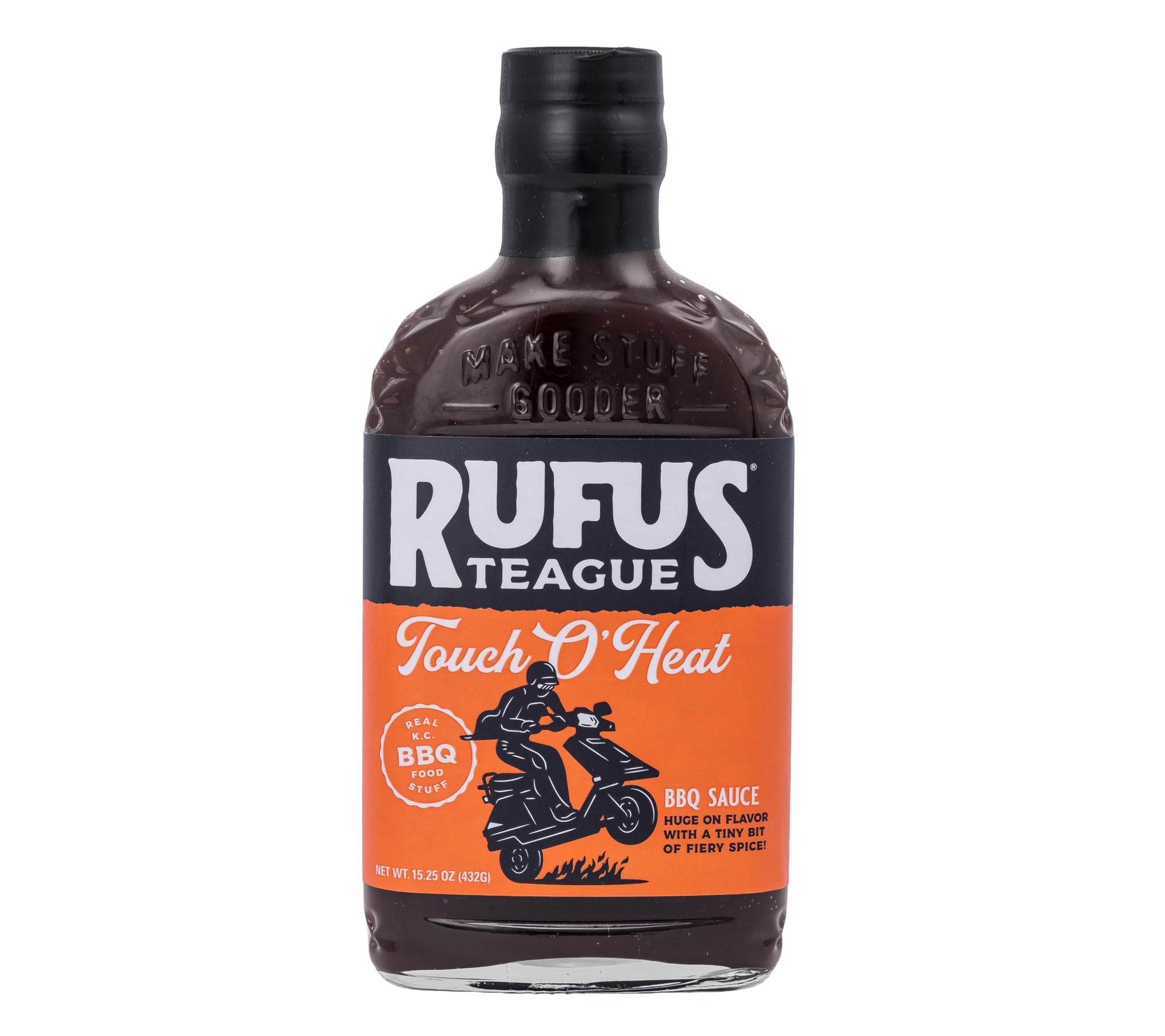 Rufus Teague Teague's Touch O' Heat BBQ Sauce, 15.25 OZ