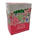 Four Elements 4E Joy, Love & Passion Tea, Blended deliciously with Lemon Balm, Passionflower, Roses, 100% Organic Herbal Caffeine-free Tea, 16