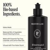 Preston Lane Luxury Dish Soap, Winterwatch Scent - Plant Powered Formula with Essential Oils | Tough on Grease, Gentle on Hands | Vegan, Cruelty Free