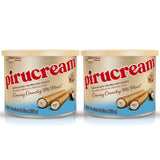 Pirucream Wafer Rolls - Delicious Crispy Coconut Creme Rolled Wafers Bites Filled Italian Snack Sticks Coco Roll, Relaxation Moment, Sweet Snack
