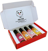 Mild Heat Hot Sauce Gift Box by Fat Cat Gourmet, Four Bottles