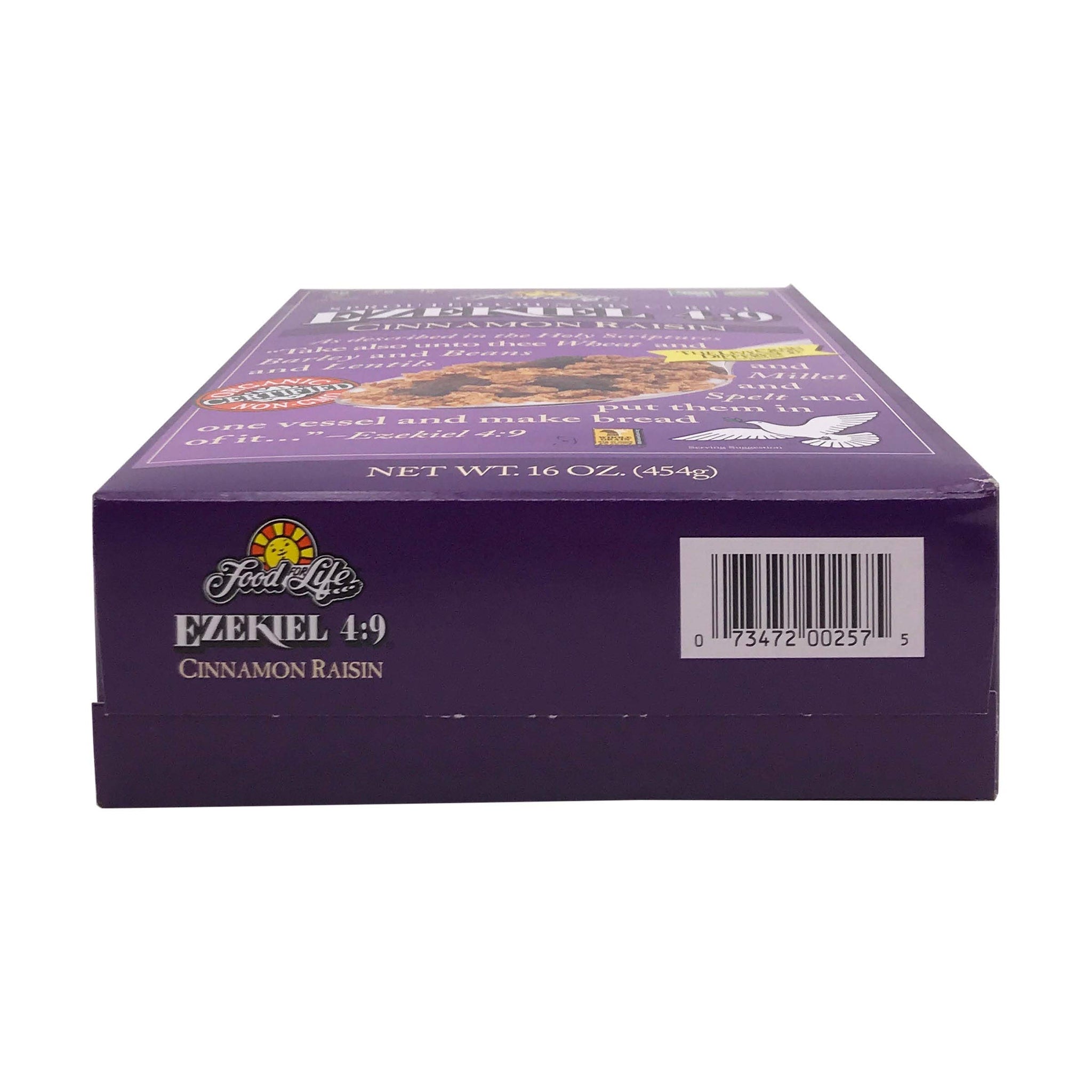 Food For Life Ezekiel 4:9 - Organic Cinnamon Raisin Granola Cereal, Vegan, 16 Oz