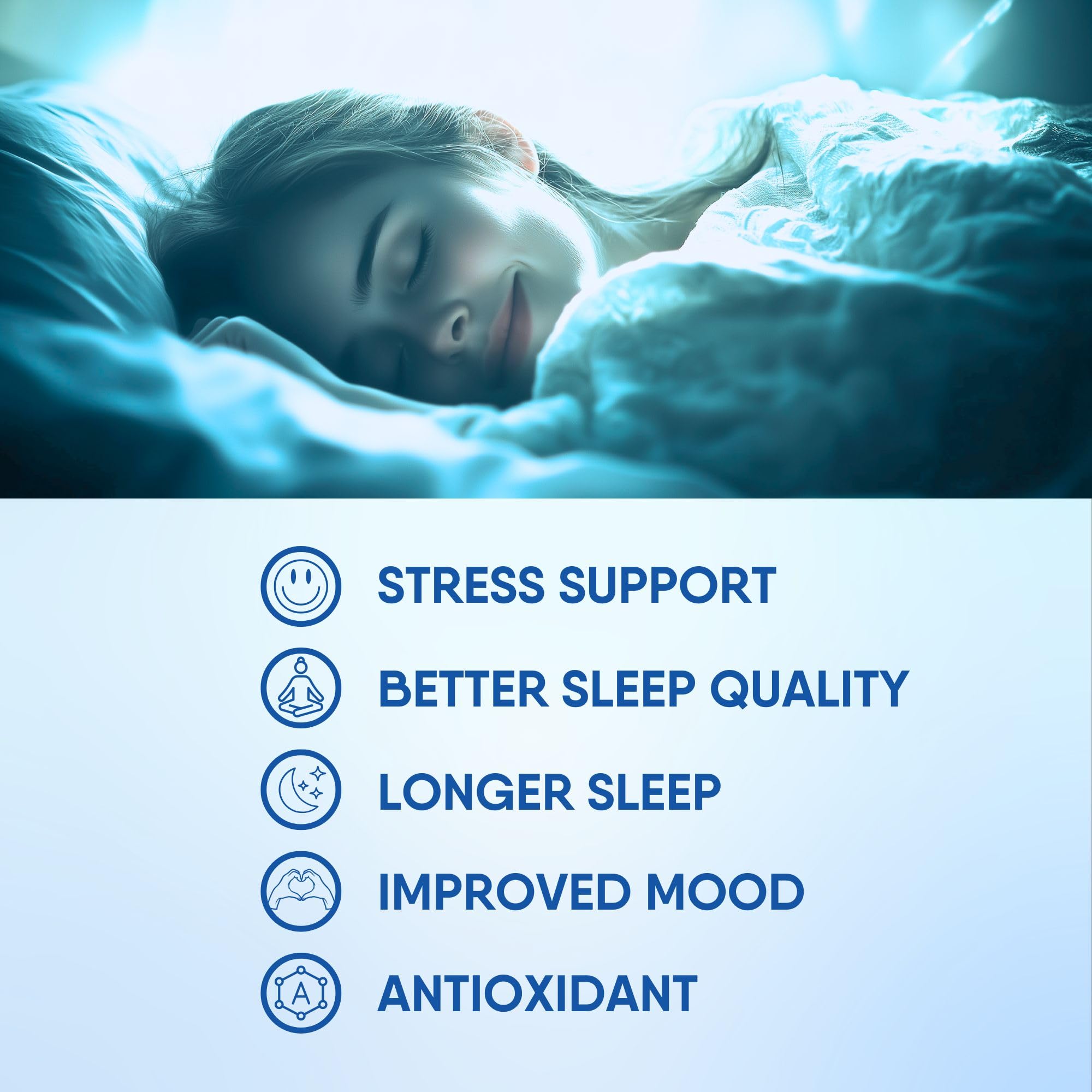 Sleep Aid Herbal Tea - Organic Calming Blend with Lemon Balm, Lavender, Linden, Chamomile, California Poppy, Passionflower, and Verbena - Supports