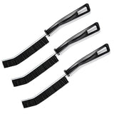 ZFFKZ 3 Pcs Crevice Cleaning Brush, 23cm Toilet Brush - Non-Slip Grip, All-Surface Safe (Tile, Glass, Car) - Bathroom Cleaning Supplies for Toilet