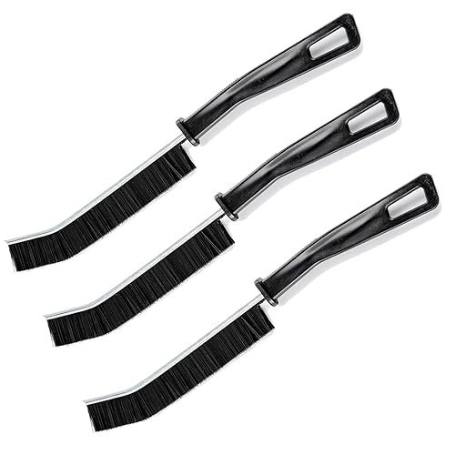 ZFFKZ 3 Pcs Crevice Cleaning Brush, 23cm Toilet Brush - Non-Slip Grip, All-Surface Safe (Tile, Glass, Car) - Bathroom Cleaning Supplies for Toilet